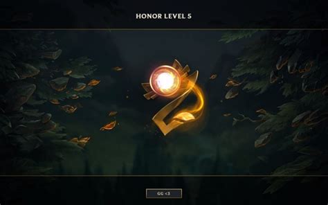 league of legends honor level
